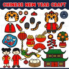 chinese new year craft clipart