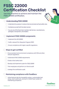 a checklist for fsc 2000