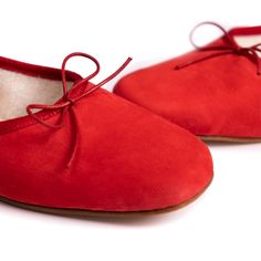 Our signature square-toe ballet flat. The Quadra is handmade in Italy by a traditional 'sewing and turning' stitching method, where the leather upper is sewn to the sole, ensuring greater durability and flexibility. Red Leather Ballet Flats With Leather Sole, Stitched Sole Closed Toe Ballet Flats, Red Leather Ballet Flats With Red Sole, Leather Ballet Flats With Red Sole And Almond Toe, Red Leather Closed Toe Ballet Flats, Fitted Flats With Leather Sole And Closed Toe, Fitted Leather Sole Closed Toe Flats, Fitted Closed Toe Flats With Leather Sole, Red Ballet Flats With Removable Insole And Closed Toe