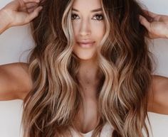 Ash Blonde Balayage, Balayage Hair Dark, Long Dark Hair, Bright Blonde, Braids With Curls