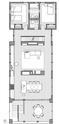 the floor plan for an apartment with two bedroom, one bathroom and another living room