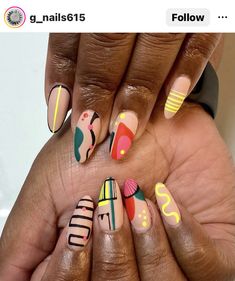 African Style Nails, Music Themed Nails, Artsy Nails Designs, African Nail Art, Side Hairstyle, Condo Balcony, Pop Art Nails, Pedicure Designs Toenails