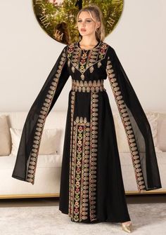 * Introducing a Beautiful Addition: Discover the elegance of our Laila Tatreez Dress, designed to enhance your wardrobe with its cultural charm.  * Intricate Tatreez Embroidery: Showcases traditional Palestinian artistry, adding a touch of heritage and sophistication.  * Expertly Crafted: Made with precision and care, ensuring high-quality construction and a refined appearance.  * Versatile Elegance: Perfect for elevating any occasion, offering a chic and polished look.  * Support Cultural Heritage: Wear this dress to celebrate and support the rich tradition of Palestinian craftsmanship.  * Experience Beauty and Sophistication: Designed to capture attention and make a statement with its unique and elegant design.  * Perfect for Any Occasion: Suitable for both casual outings and formal even Tatreez Dress, Dress Traditional, Embroidery On Clothes, Cultural Heritage, Polished Look, Dress Clothes For Women, Traditional Dresses, Formal Event, Plus Size Dresses