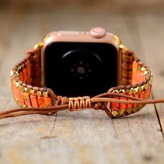 *This exquisite Multi-color Jasper Apple Watch Strap combines handcrafted artistry with a timeless blend of colorful stone to add a touch of class and luxury to your look. Its unique and intricate design elevates any style, radiating a mysterious and enchanting air of elegance and sophistication. *Material: Imperial Jasper, S. Steel. 100% New and Exquisite Quality *Size: Around 6.7 (women)/7.3(men)inches. with a slidable knot to adjust the rope to match your wrist. *Fit for: Apple Watch 38-41mm/ Purple Woman, African Turquoise Bracelet, Fairy Charms, Imperial Jasper, Wrist Wrap, Stone Wrapping, Protection Bracelet, Chakra Bracelet, Yoga Jewelry