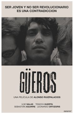 a movie poster with the words'queros'in spanish and an image of two people