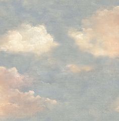 MFW30902 Pastel Cloud Wallpaper Peel and Stick - Mayflower Wallpaper Floating Clouds, Pink Clouds Wallpaper, Blue Sky Wallpaper, Pastel Clouds, Smooth Wallpaper, Embossed Wallpaper, Cloud Wallpaper, Wallpaper Accent Wall, Blue Backdrops