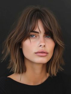 36 Trendy Lob Haircut ideas in 2024 Trendy Lob Haircut, Lob Haircut Thick Hair, Modern Bangs, The Lob Haircut, Lob Haircut Straight, Hair Lob, Haircut Pixie, Bangs Haircut