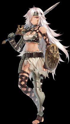 Dnd Fighter Character Design, Fighter Character Design, Dnd Fighter, Fighter Character, Monster Girl Encyclopedia, Medieval Woman, Female Character Concept, Female Knight, Anime Warrior