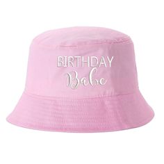 Details Attention all birthday babes! Get ready to slay your special day with our stylish and trendy Birthday Babe Bucket Hat. Made with love, this hat is the perfect accessory to make a bold statement and celebrate your fabulousness in style. The high-quality embroidery of "Birthday Babe" adds that extra touch of glam, making you the center of attention at any party or celebration. Whether you're strolling on the beach or dancing under the stars, this hat will keep you looking chic and protecti Dancing Under The Stars, Birthday Babe, Bucket Hat Black, Bucket Hats, Under The Stars, Your Special, Special Day, In Style, Bucket Hat