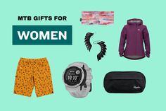 women's clothing and accessories with the words mtb gifts for women on it