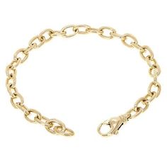 Classic Oval Link Chain Bracelets, Classic Oval Link Chain Charm Bracelet, Classic Oval Bracelet For Everyday, Classic Gold Link Bracelet With Rolo Chain, Classic Cable Chain Bracelet With Oval Links, Classic Rolo Chain Link Bracelets, Classic Jewelry With Rolo Chain And Oval Link, Elegant Oval Bracelet With Rolo Chain, Classic Round Chain Bracelet With Extender