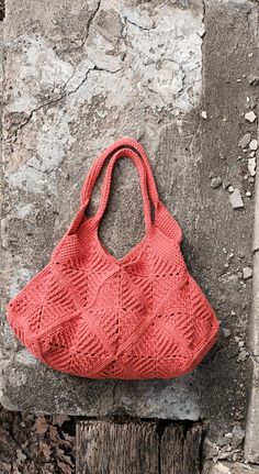 Cute handmade summer bag Modern Granny Squares, Shoulder Bag Crochet, Crochet Bohemian, Crochet Market, Bohemian Bag, Granny Square Bag, Crochet Market Bag, Bohemian Bags, Handbag For Women