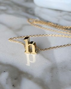 Gold vermeil, gold plated silver letter. Gold filled chain and clasp. Black spinel gems. Will come in a beautiful gift box, To see more jewelry in my shop https://www.etsy.com/shop/BijouLimon To add another letter go here https://www.etsy.com/listing/230015299/vermeil-initial-letter Turquoise Stud Earrings, Jewelry Personalized, Monogram Necklace, Gold Initial, Initial Jewelry, Black Spinel, Initial Letter, Necklace Personalized, Letter Necklace