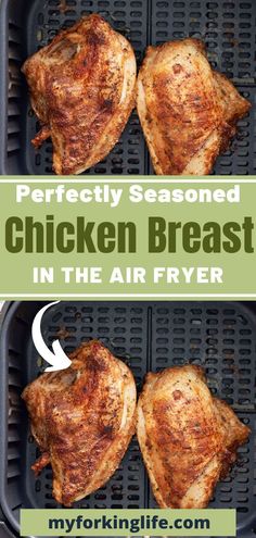 Air Fryer Chicken Breasts, Split Breast Chicken Recipes, Air Fryer Chicken Breast, Air Fryer Recipes Chicken Breast, Split Chicken Breast, Chicken Breast Recipe, Air Fryer Oven Recipes, Fried Chicken Breast, Air Fried Chicken