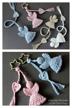 Angel Crochet Ornament, Crochet Bereavement Gift, Crochet Angel Keychain, Memorial Crochet Ideas, Crochet Memorial, Crochet Angels Free Pattern, Crochet Angel Ornament, Crochet Christmas Angel, Angel Crochet Pattern Free