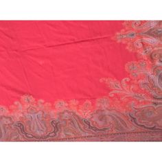 Beautiful antique Paisley red background textile/ shawl rfor the late 1800's. The shawl ihas a beautiful hand and is all wool. The fabric was from a farmhouse in Wisconsin and had never been out of the same home. The fabric was used mainly as a blanket. Red Pashmina Shawl With Traditional Patterns, Red Bohemian Shawl With Paisley Print, Traditional Red Scarf With Paisley Print, Red Vintage Dupatta With Traditional Patterns, Vintage Red Shawl Scarf, Red Bohemian Pashmina Shawl With Paisley Print, Traditional Red Paisley Print Scarves, Red Pashmina With Paisley Print, Red Pashmina Shawl With Paisley Print