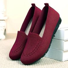 Category:Slip-Ons,Flats; Upper Materials:Tissage Volant; Season:Spring,Summer,Fall; Heel Type:Flat Heel; Gender:Women's; Activity:Walking; Toe Shape:Round Toe; Style:Casual,Minimalism; Heel Height(inch):<1; Outsole Materials:Rubber; Occasion:Daily,Outdoor; Closure Type:Loafer; Pattern:Solid Color; Listing Date:06/01/2023; Production mode:External procurement; 2024 Trends:Comfort Shoes; Foot Length:; Foot Width:; SizeChart1_ID:2:184043; Size chart date source:Provided by Supplier. Red Casual Summer Loafers, Red Slip-ons For Summer, Fall Heel, Women's Slip Ons, Canvas Loafers, Loafers Online, Summer Flats, 2024 Trends, Comfort Shoes