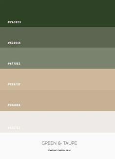 green and taupe are the most popular paint colors