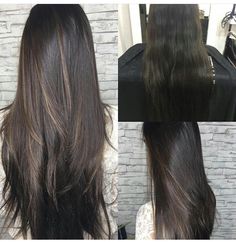 Brown Hair On Brown Skin, New Hair Do, Dark Hair With Highlights, Birthday Hair, Long Hair Color, Brown Hair Balayage, Hair Balayage