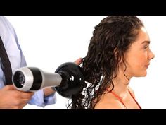 Blow Dry Curly Hair, Easy Hairstyle Video, Bonnet Hair Dryer, Curly Hair Salon, Hair Plopping, Natural Hair Blowout, Free Haircut, Dry Curly Hair, Tapered Hair