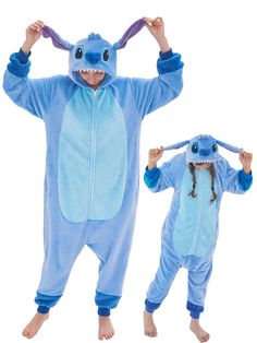 PRICES MAY VARY. Design: Unleash your inner child with our fun and cozy animal onesie costume! The loose fit design with zipper closure allows for great relaxation and comfort. The two pockets are perfect for holding small items or keeping your hands warm. Cozy: Our animal onesie costume is made from high-quality flannel fleece fabric that's soft to touch and will keep you warm during the cold days. Fun: Bright colors and novelty styles make this eye-catching costume a great option for adding so Lilo And Stitch Onesie, Adult Onesie Costume, Stitch Onesie, One Piece Costume, Stitch Costume, Animal Onesies, Adult Onesie Pajamas, Onesie Costumes, Animal Onesie