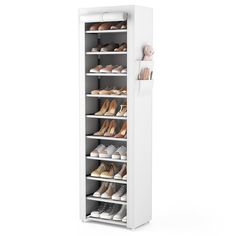 PRICES MAY VARYLarge Capacity yet Space SavingThis 10 tier narrow shoe rack is ideal for small spaceIts dimensions are of 17.7L x 11.8W x 68.9H yet it’s able to hold up to 20-22 pairs of shoesmaking it a great tall shoe rack for closetcabinetwardrobeentryway and bedroomIt can also be a great closet storage organizer for your books and other stuffDustproof CoverNon-woven LayersThe shoe rack with cover comes with a high quality dustproof cover so you can zip it up to keep dust off your shoes and Tall Narrow Shoe Storage, Small Closet Designs, Wardrobe Entryway, Tall Shoe Rack, Shoe Rack For Closet, Shoe Rack Cover, Vertical Shoe Rack, Space Saving Shoe Rack