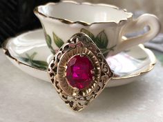 A personal favorite from my Etsy shop https://www.etsy.com/listing/577338056/antique-ruby-filigree-ring Vintage Ruby Ring With Diamond Cut, Vintage Red Filigree Ring, Vintage Red Hallmarked Filigree Ring, Red Vintage Filigree Ring With Gemstone, Antique Red Gemstone Filigree Ring, Collectible Red Ruby Ring In 14k Gold, Vintage Ruby Rings With Diamond Cut, Oval Ruby Filigree Vintage Ring, Vintage Hallmarked Red Ruby Ring