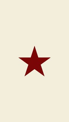 a red star on a white background