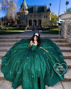 Emerald Green 15 Dress, Dresses For 15, Green Quince Dress, Quinceanera Dresses Green, Mexican Quinceanera Dresses