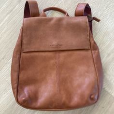 Genuine Leather. In Excellent Condition. Leather Company, American Leather, Genuine Leather, Bag Lady, Backpacks, Leather, Women Shopping, Color