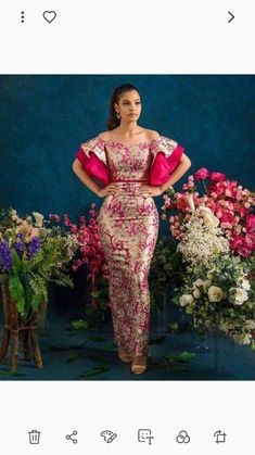 Classy Asoebi Styles, Ankara Dress Styles, African Dresses Modern, Afrikaanse Mode, African Wear Dresses