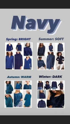 an image of navy clothing on the app store's iphone screen, with text that reads