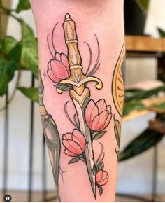 Get What You Get Tattoo, Aesthetic Tattoo Ideas, 15 Aesthetic, Neo Tattoo, Knife Tattoo, Tatuaje A Color, Dagger Tattoo, Tattoo Portfolio, Aesthetic Tattoo