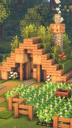 Cute Villages Minecraft, Minecraft Starter House Cottagecore, Minecraft Decor Outdoor, Minecraft House Without Texture Pack, Flower Cottage Minecraft, Goblin Core Minecraft House, Minecraft Pond House, Forest Home Minecraft, Minecraft House In A Hill