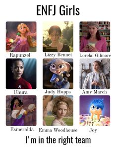 Enfj Movies, Enfj Celebrities, Enfj Personality Characters, Judy Core