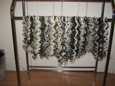 White, silver and black Synthetic wedding dreadlocks by Dragon Dreads Wedding Dreadlocks, Dread Head, Hair Affair