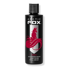 Semi-Permanent Hair Color - HAIR COLOR WRATHBenefitsCruelty-FreeSemi-PermanentHydratingZero DamageNo Harsh Chemicals (Peroxide, Ammonia, or PPD)VeganFeaturesArctic Fox Wrath is a deep red with berry undertones which can become pinker as it fades.It shows up well on brassy tones and gives dark, dimensional tints to darker hair.This shade turns out best on hair pre-lightened to a level 7.Always do a patch and strand test before coloring. - Semi-Permanent Hair Color Fox Hair Dye, Fox Hair Color, Arctic Fox Hair Color, Fox Hair, Semi Permanent Hair Dye, Semi Permanente, Level 7, Vegan Ingredients, Semi Permanent Hair Color