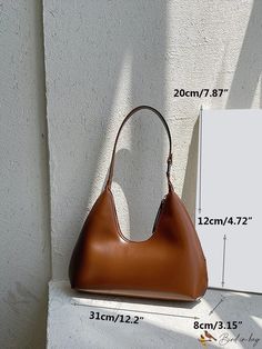 Bird in Bag - Leather Top-Handle Hobo Bag Elegant Pattern, Brown Bag, Brown Bags, Bag Style, Bird In Bag, Style Elegant, Leather Top, Hobo Bag, Leather Craft