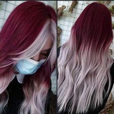 Cute Hair Colors, Dark Roots Blonde Hair, Hair Stylies, Dye My Hair