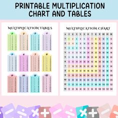 the printable table is shown with numbers and times for each place in the chart