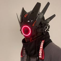 Black Full Face Mask, Techwear Mask, Tiamat Dragon, Warrior Helmet, Samurai Helmet, Tactical Helmet, Arte Robot