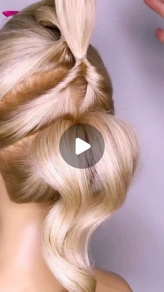 Triple Ponytail, Prom Hair Updo Ponytail, Bouncy Ponytail, Ponytail Bridal Hair, Love Hairstyles, Ponytail Tutorial, Double Ponytail, Ponytail Updo, Pony Tails