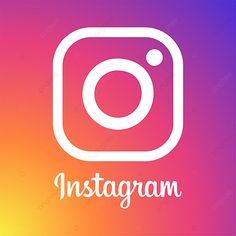 the instagram logo on a colorful background