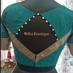 Blouse Back neck Zari Blouse Back Neck Designs, Blouse Back Drop Neck Designs, Border Blouse Back Neck Designs, Pot Neck Blouse Designs Back, Back Neck Models For Blouses, Simple Back Neck Designs For Blouses, Boat Neck Back Design Blouses, Simple Blouse Designs Back Neck, Normal Blouse Designs Back Neck