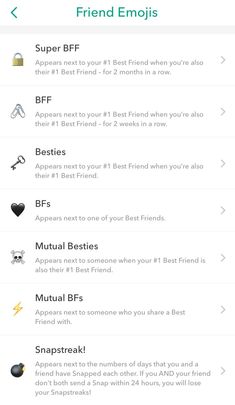 the best friends app on an iphone