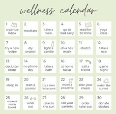 January Wellness, Wellness Calendar, January Challenge, Life Goals List, Self Care Worksheets, Wellness Challenge, Journal Inspiration Writing, Practicing Self Love, Days Challenge