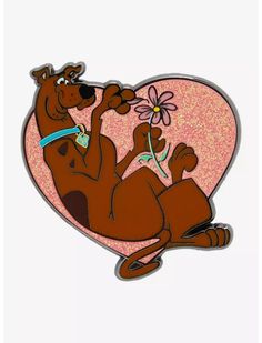 Scooby-Doo! Scooby Heart-Shaped Glitter Enamel Pin — BoxLunch Exclusive Tee Bag, Cool Pins, My Neighbor Totoro, Glitter Hearts, Cartoon Tv, Kids Sale, Ravenclaw, Kids Sweater, New Toys