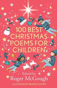 the cover of 100 best christmas poem for children