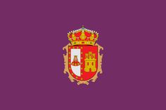 the flag of portugal is shown in red and white, with a gold crown on top