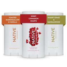 Native Deodorant | Natural Deodorant for Men, Seasonal, Aluminum Free with Baking Soda, Probiotics | Honey & White Oak, Warm Cider & Cinnamon and Toasted Marshmallow & Vanilla - 3 Pk Native Deodorant, Deodorant For Men, Deodorant For Women, Aluminum Free Deodorant, Top Skin Care Products, Toasted Marshmallow, Antiperspirant Deodorant, Antiperspirant, Natural Deodorant